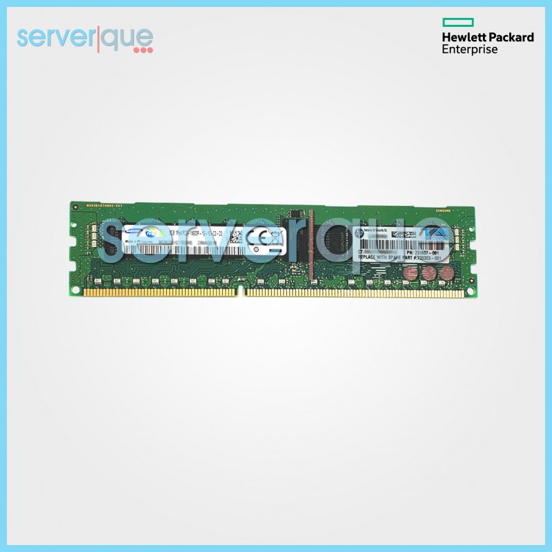 731761-B21 HP 8GB (1x8GB) Single Rank x4 PC3-14900R DDR3-1866 Registered CAS-13 Memory Kit