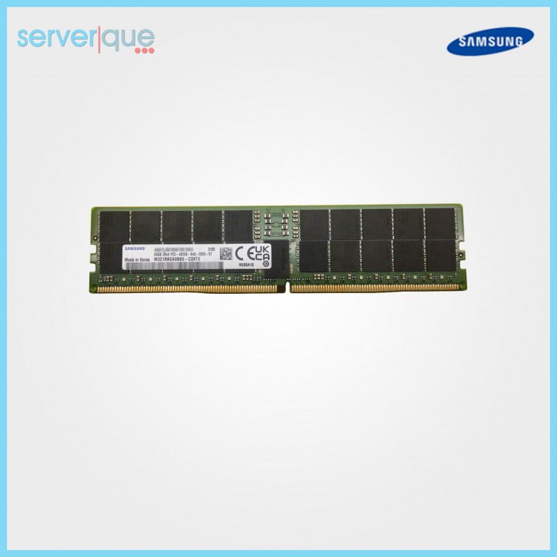 M321R8GA0BB0-CQK Samsung 64GB 2Rx4 PC5-38400 DDR3-4800MHz ECC Dual Rank Memory