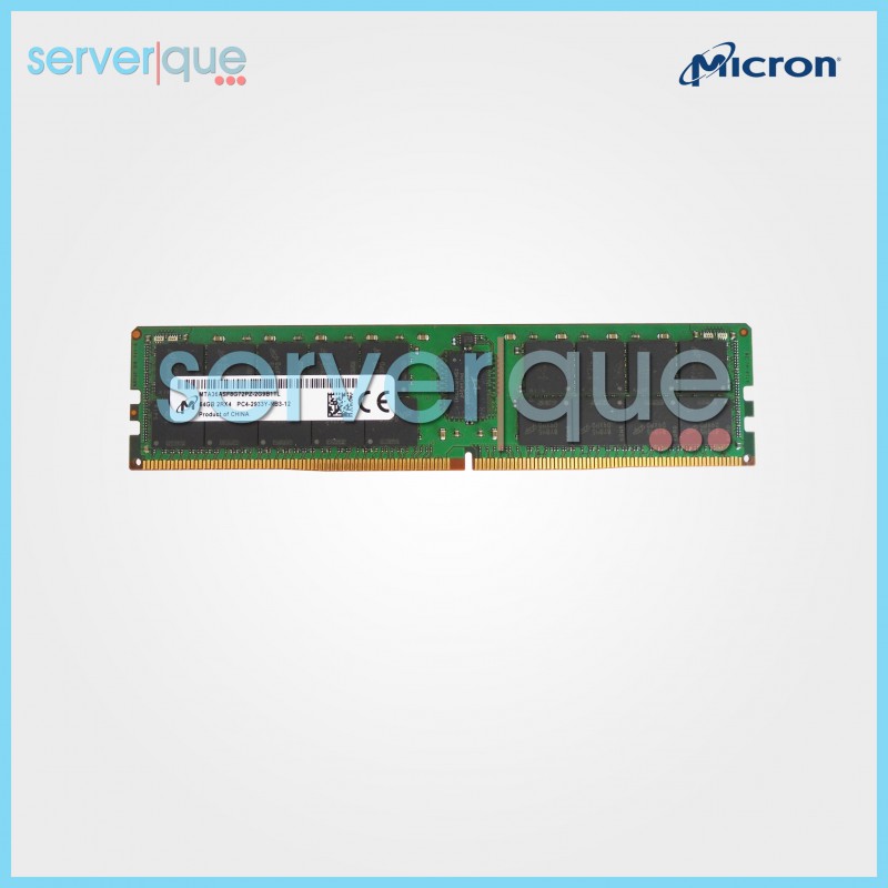 MTA36ASF8G72PZ-2G9 Micron 64GB PC4-23400 DDR4-2933MHz ECC Reg Dual Rank Memory