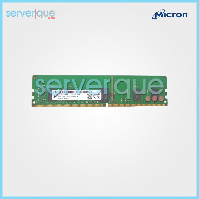 Micron MTA9ASF1G72PZ-2G9 8GB PC4-23400 DDR4-2933MHz ECC Reg Single Rank Memory