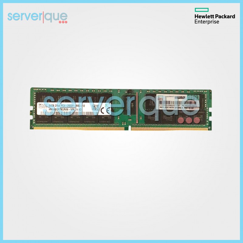 P00930-B21 HP 64GB PC4-23400 DDR4-2933MHz CL21 DIMM 1.2V DR Memory P06192-001 P00930-B21 HP 64GB PC4-23400 DDR4-2933MHz CL21 DIMM 1.2V DR Memory P06192-001