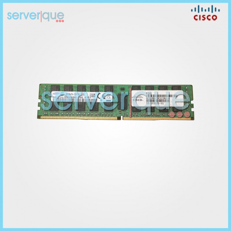 UCS-MR-1X322RU-A Cisco 32GB PC4-17000 DDR4-2133MHz Dual Rank CL15 ECC Reg Memory UCS-MR-1X322RU-A Cisco 32GB PC4-17000 DDR4-2133MHz Dual Rank CL15 ECC Reg Memory