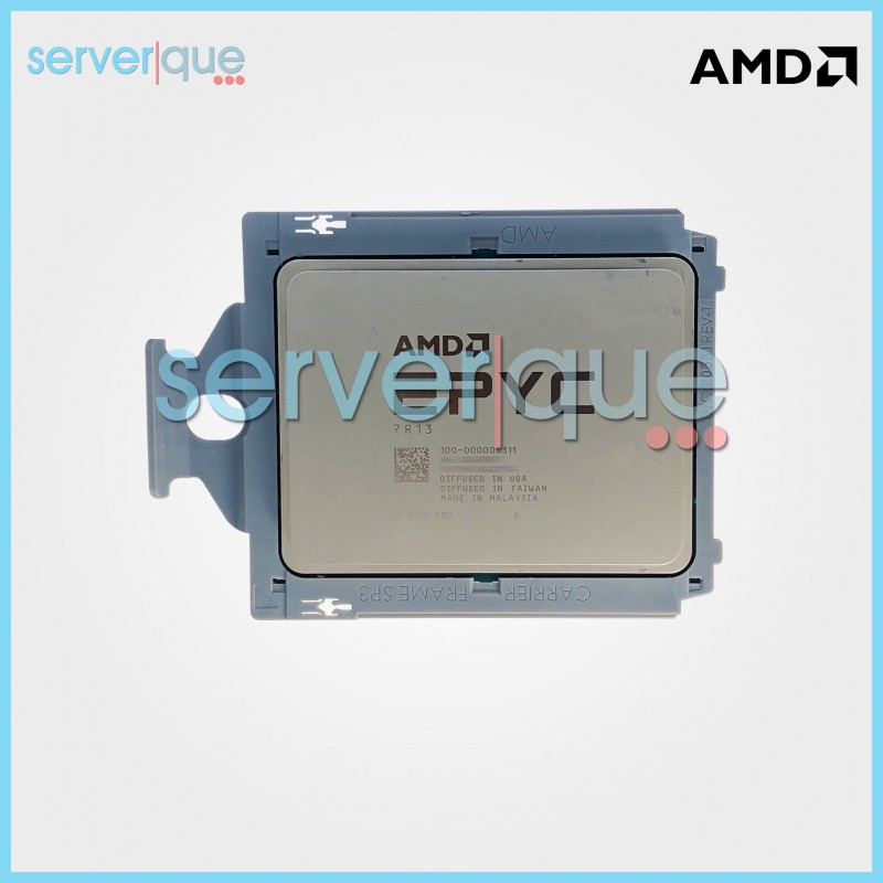 100-000000311 AMD EPYC 7R13 48-Core 2.65GHz 256MB "No Vendor Locked" Processor