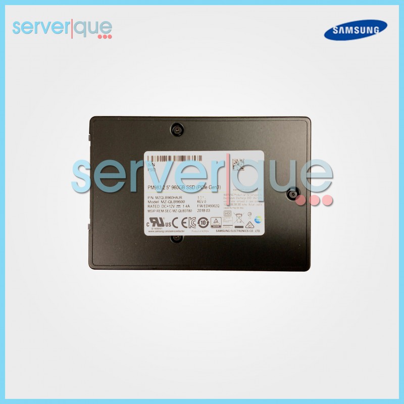 MZ-QLB9600 Samsung PM983 960GB PCIe Gen3 NVMe 2.5" SSD