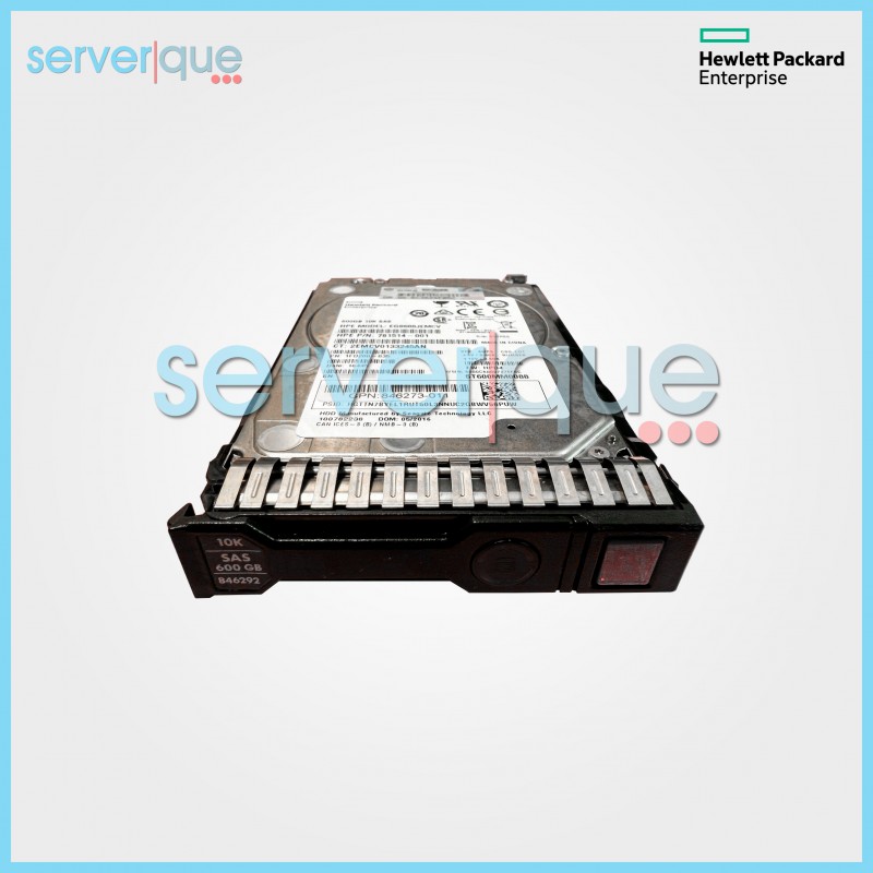 846292-001 HP 600GB 10K 12Gbps SAS SC 2.5" Hard Drive 