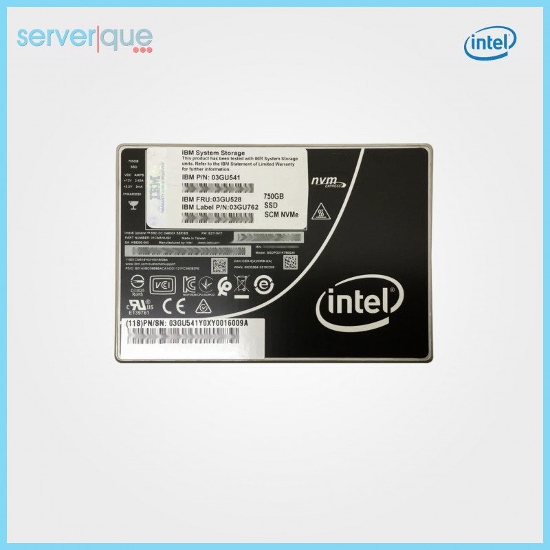IBM SSDPD21K750GAI Intel Optane D4800X Series 750GB PCIe NVMe U.2 2.5" SSD