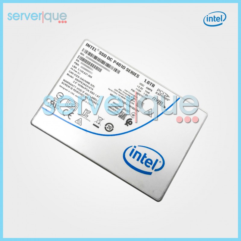 Intel SSDPE2KE016T8 DC P4610 1.6TB U.2 PCIe 3.1 NVMe TLC 2.5" Solid State Drive