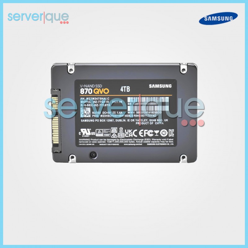 MZ-77Q4T0 Samsung 870 QVO 4TB SATA 6Gbps 2.5" Internal SSD