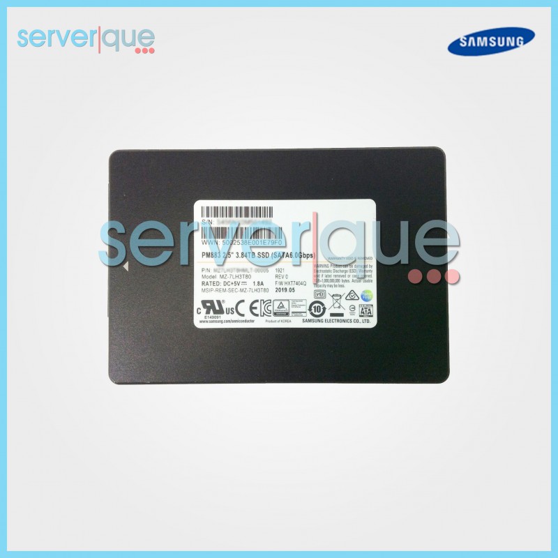 MZ7LH3T8HMLT Samsung PM883 3.84TB SATA 6Gbps 2.5" Internal SSD