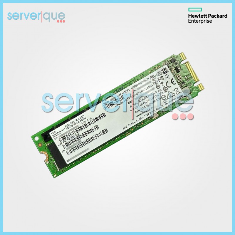 HPE 480GB Mixed Use Gen 10 6Gbps SATA M.2 2280 TLC Solid State Drive P20608-002