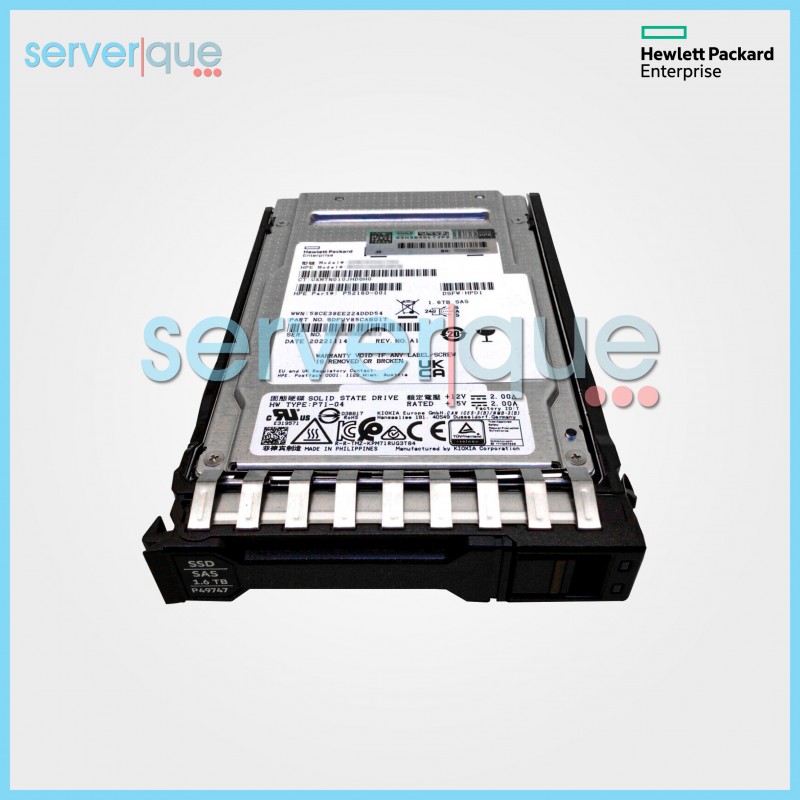 P49747-001 HPE 1.6TB 24Gbps Mixed Use BC SAS 2.5" Multi Vendor Internal SSD P49747-001 HPE 1.6TB 24Gbps Mixed Use BC SAS 2.5" Multi Vendor Internal SSD