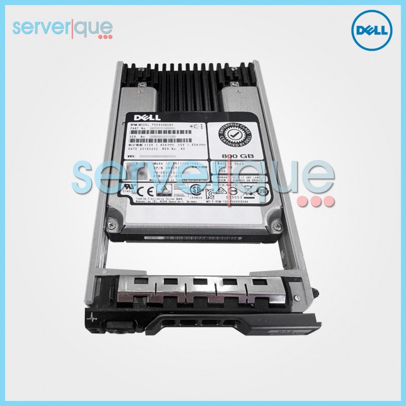 Dell RVCY3 800GB 12Gbps SAS Write Intensive MLC 2.5" Solid State Drive 0RVCY3