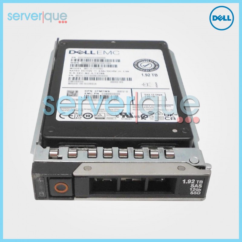 Dell TMTW9 1.92TB 12Gbps SAS 2.5" 512e MZ-ILT1T9C Read Intensive SSD 0TMTW9