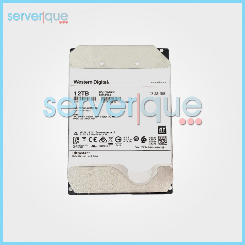 HUH721212ALE604 Western Digital 12TB 7.2K SATA 6Gbps 256MB 3.5" Hard Drive