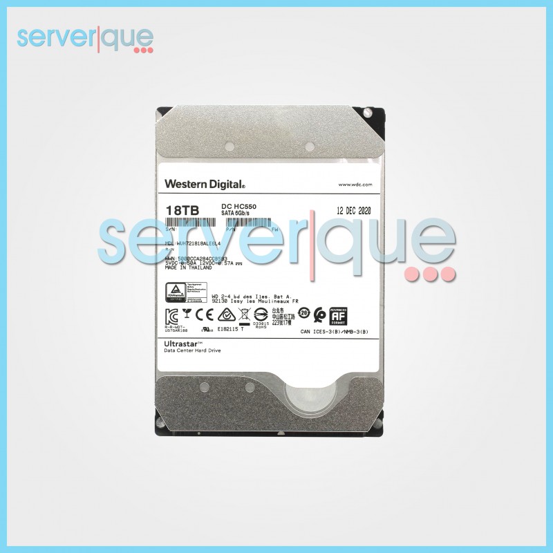 WUH721818ALE6L4 Western Digital 18TB 7.2K SATA 6Gbps 512MB 3.5" Hard Drive