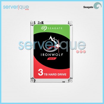 ST3000VN007 Seagate IronWolf 3TB 5.9K SATA 6Gbps 3.5" Internal NAS Hard Drive ST3000VN007 Seagate IronWolf 3TB 5.9K SATA 6Gbps 3.5" Internal NAS Hard Drive