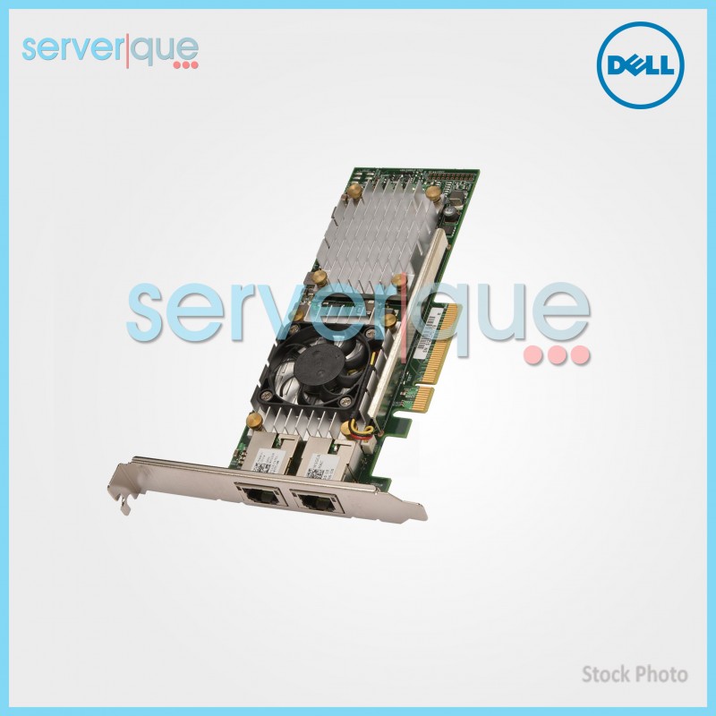 W1GCR Dell Broadcom 57810S 10GbE PCI-E 2.0 X8 SFP+ Dual-Ports Converged Network Adapter