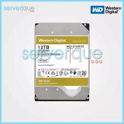 WD121KRYZ Western Digital Gold 12TB 7.2rpm SATA 6G 256MB 3.5" Hard Drive