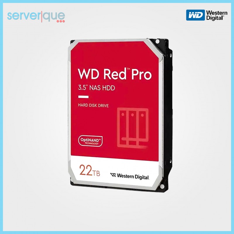 WD221KFGX Western Digital Red Pro 22TB SATA 7.2K 6Gbps 3.5" Internal Hard Drive