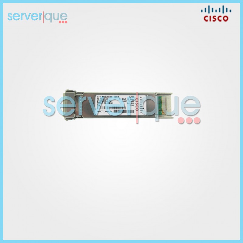 XFP-10GLR-OC192SR Cisco 10Gbps 10-GBase-LR Ethernet 1310nm Multirate Transceiver