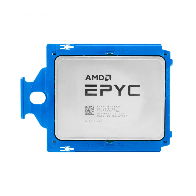 AMD PS7601BDVIHAF EPYC 7601 32-Core 2.20GHz 64MB 180W SP3 Processor AMD PS7601BDVIHAF EPYC 7601 32-Core 2.20GHz 64MB 180W SP3 Processor