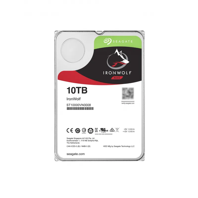 Seagate ST10000VN0008 IronWolf NAS 10TB 7.2K SATA 6Gbps 256MB 3.5 Internal HDD – ServerQue Seagate ST10000VN0008 IronWolf NAS 10TB 7.2K SATA 6Gbps 256MB 3.5 Internal HDD – ServerQue